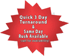 quick turn burst